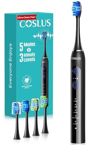 WOW! Sonic Electric Toothbrush w/ 4 Brush Heads Only $5.99 on Amazon
