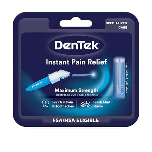 Select Amazon Acct: 50-Ct DenTek Instant Oral Pain Relief Disposable Applicators $3.25 w/ S&S