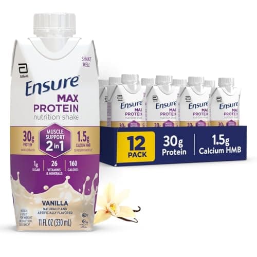 Select Accounts: 12-Pk 11-Oz Ensure Max Protein Shake (Vanilla) $10.85 w/ S&S