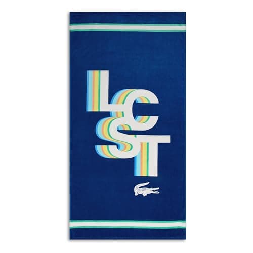Lacoste 100% Cotton 36" x 72" Beach Towel 2-Pack + $10 Amazon Credit for $30 + free shipping
