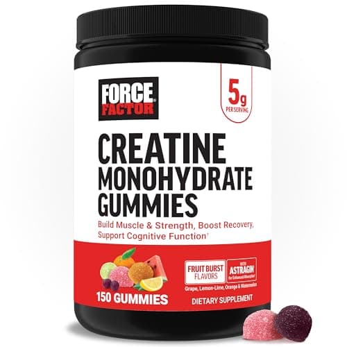 Force Factor Creatine Monohydrate Gummies, NSF Certified