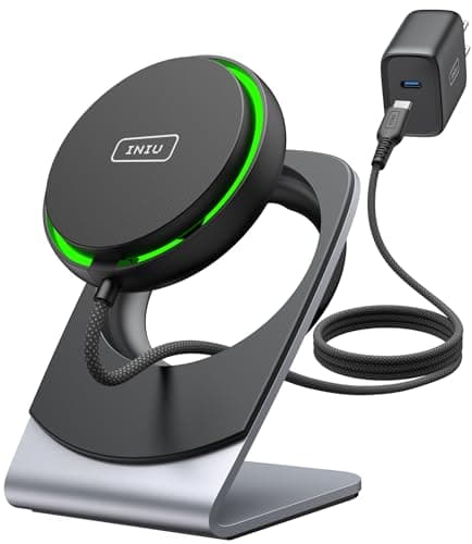 INIU MagPro 15W Magnetic Fast Charging Wireless Charger Stand $10.50