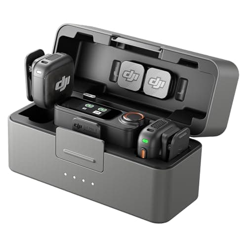 DJI Mic 3 (2 TX + 1 RX + Charging Case) Wireless Microphone $219 + Free S&H
