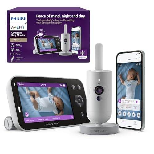 Philips Avent Premium Connecte...Audio, Night Vision, SCD973/37