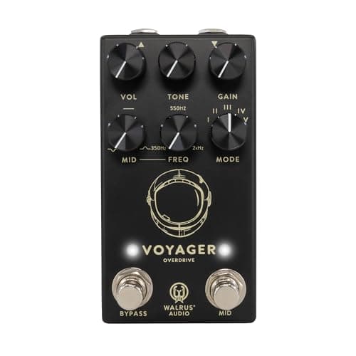 Walrus Audio Voyager MKII Pre-Amp Overdrive Pedal, Black