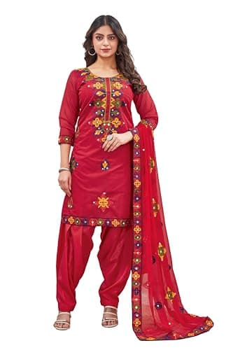 Lady Dwiza Ready to Wear Designer Indian Pakistani Ethnic Punjabi Salwar Kameez Dupatta Patiala Suit Set for Women