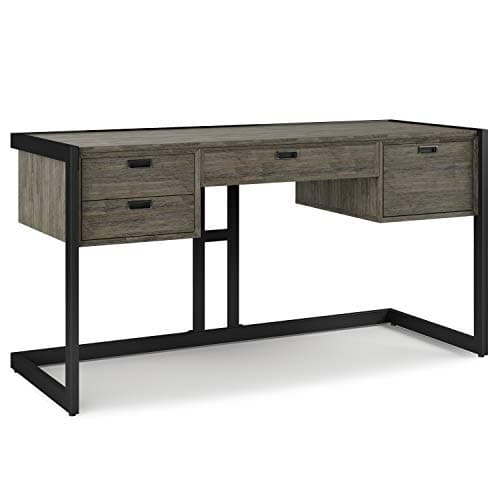 SIMPLIHOME Hampden SOLID ACACI...e, Workstation and Study Table