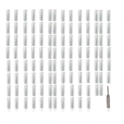 0.2 Inch Useful 100PCS Clear Plastic Heat Shrink Tubing Sneaker Shoe Lace,Shoelaces Ends Aglets For Shortening Repair Shoelaces Aglet Tips,Lace Tips with Good Shrinkage,Compatible with Most Sneaker