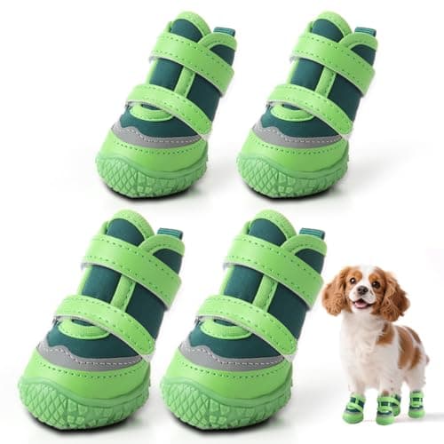 4-Piece JZXOIVA Breathable Small Dog Boots w/ Rugged Anti-Slip Sole $7 + Free Shipping w/ Prime or on $35+