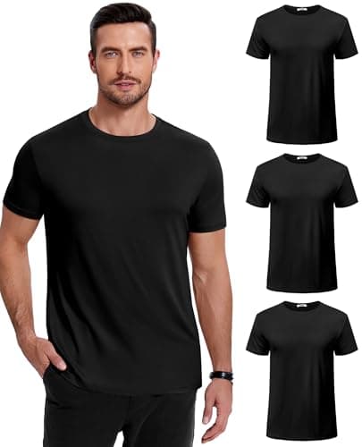 COOFANDY Mens Basic T-Shirts Short Sleeve Crew Neck Casual Summer Tee Shirt