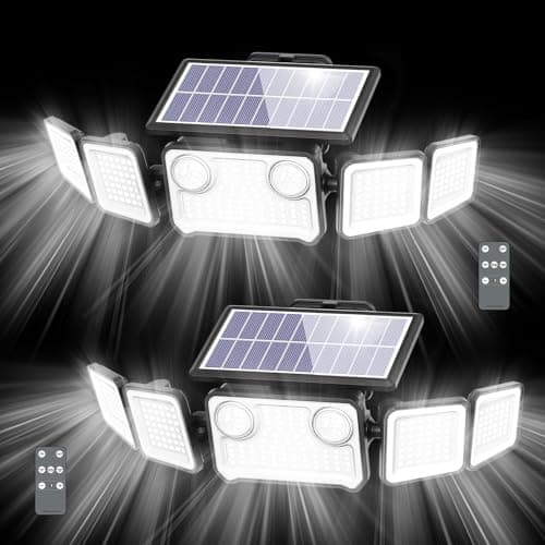 (prime) 2-Pack Onforu 6000LM Outdoor Solar Lights w/ Motion Sensor $21.50 + Free S/H