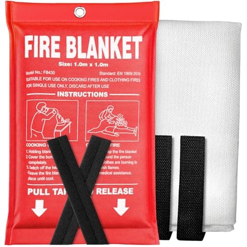 Andyssey Fire Blanket- 40" x 40" Prepared Emergency Fire Blanket