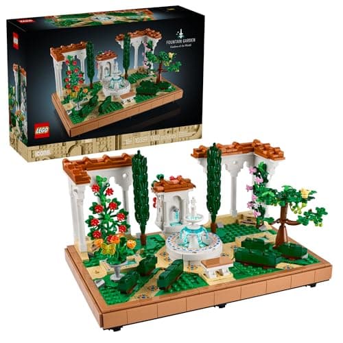 $63.19 | 1302-Piece LEGO Icons: Gardens of the World - Fountain Garden (10359, 2025) at Amazon