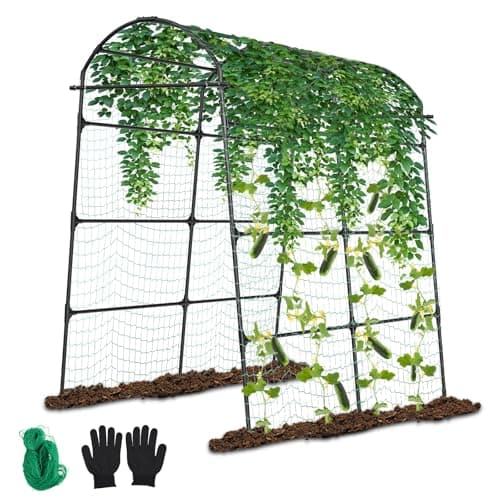 Garden Trellis Arch for Climbi...r Vegetables Plants, Yard Lawn