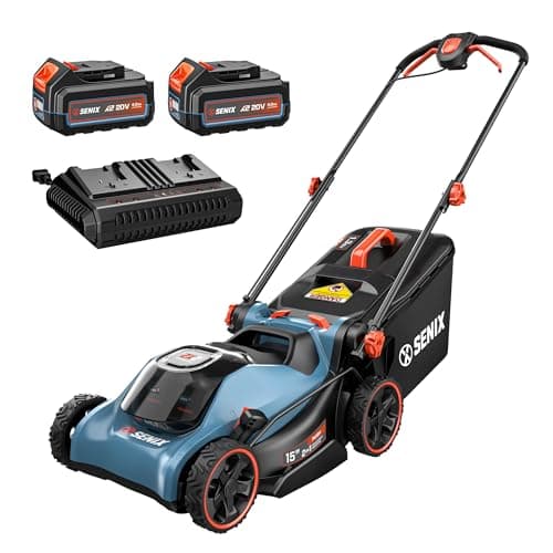 SENIX 40V Max* 15'' Battery Po...0A Charger Included (LPPX2-M4)