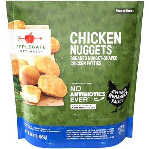 APPLEGATE Family Size Chicken Nugget, 16 Ounce (Pack of 12)