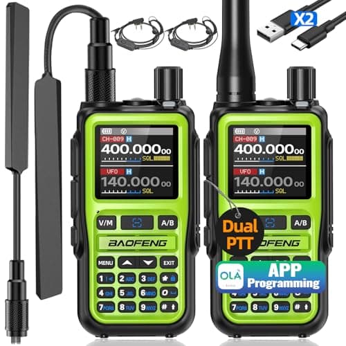 2-Pack Baofeng UV-5R Mini 5W Dual Band Handheld Ham Radio w/ USB-C Charging $18.93 + Free Shipping w/ Prime or on $35+