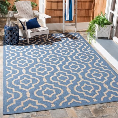 SAFAVIEH Washable Rug Outdoor ...Backyard, Mudroom (CY6926-243)