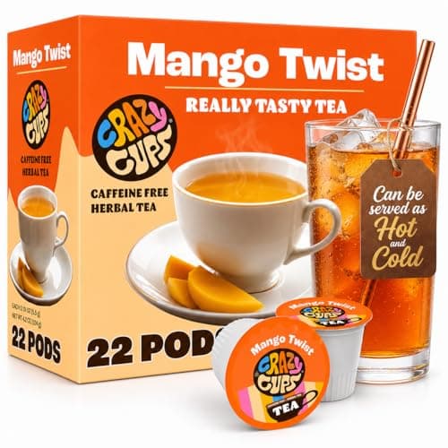 Crazy Cups Mango Twist Herbal ...en Free Herbal Hot or Iced Tea