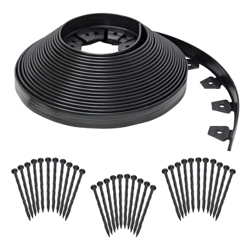 EasyFlex No-Dig Landscape Edging Kit - 100 ft., Black $42.89 @Amazon