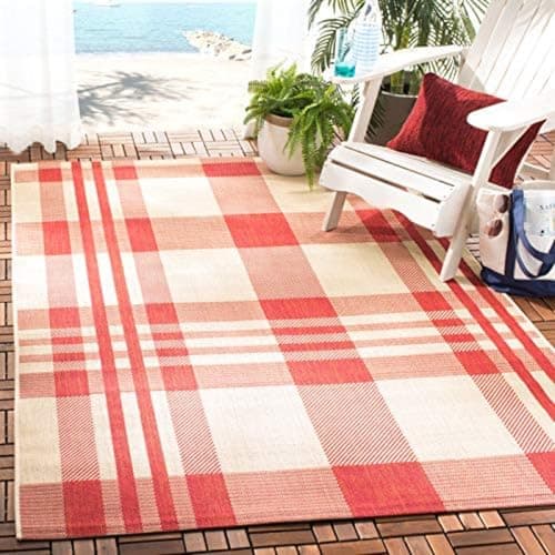 SAFAVIEH Washable Rug Outdoor ...Backyard, Mudroom (CY6201-238)
