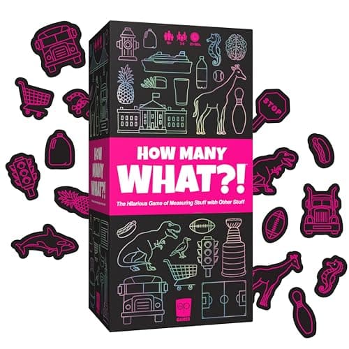 How Many What?! Board Game, Hi...ers, Ages 10+, 20 Min Playtime