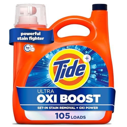 Tide 148-oz. Ultra Oxi Boost Liquid Laundry Detergent for 4 for $56 w/ Sub & Save + free shipping w/ Prime