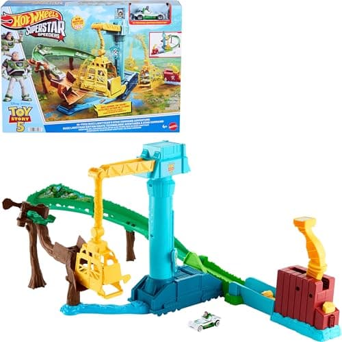 Hot Wheels Toy Car Track Set, ...ar Command Adventure Track Set