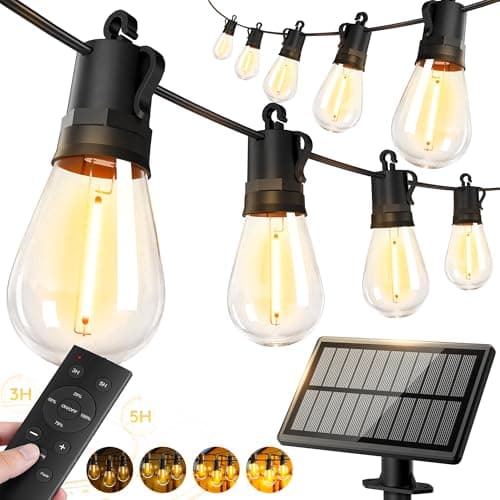 50ft-Solar-Powered-Lights-Outdoor-Waterproof-String Lights - $8.99