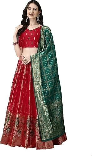 Nimbark Indian Style Lehenga Choli for Women Ready to Wear Indian Bridal Partywear Lehenga for Women