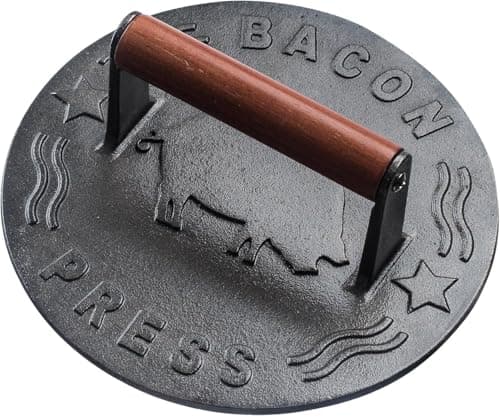7" Bellemain Heavy-Duty Cast Iron Burger Press w/ Wood Handle $14.99 + Free Shipping w/ Prime or on $35+