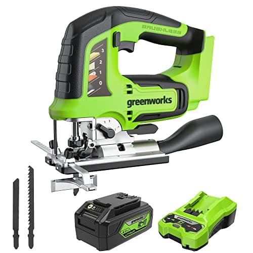 Greenworks 24V Brushless 1" Co...B Battery and Charger Included