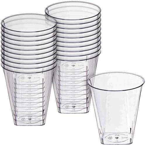 Elegant Clear Square Bottom Pl...rations, Parties & Home Dining