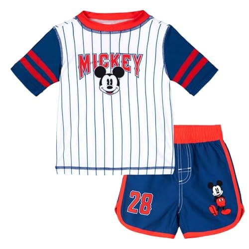 Disney Mickey Mouse Toddler Boys' Navy White 3T