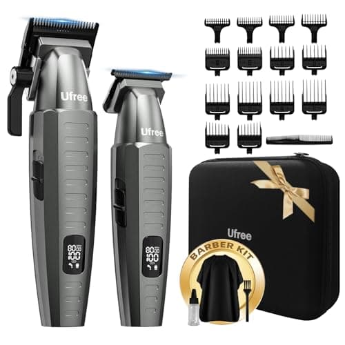 22-Pc Ufree Professional Cordless Clipper & Trimmer Set $20 + Free S&H