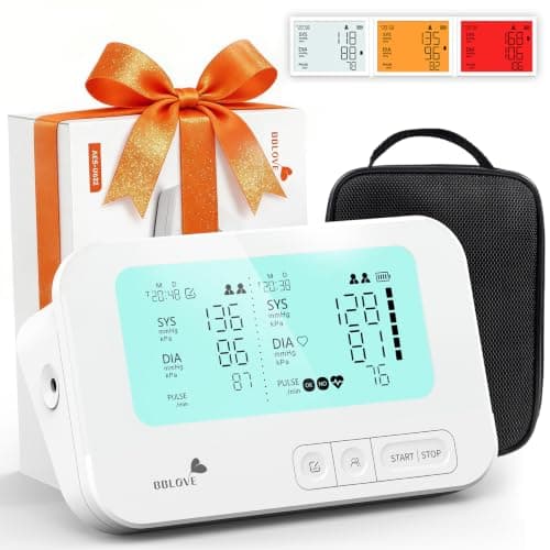 Prime: BBLOVE Upper Arm Blood Pressure Monitor w/ Dual Screen Comparison, Voice Control & Type-C Rechargeable $26.06 + Free Shipping