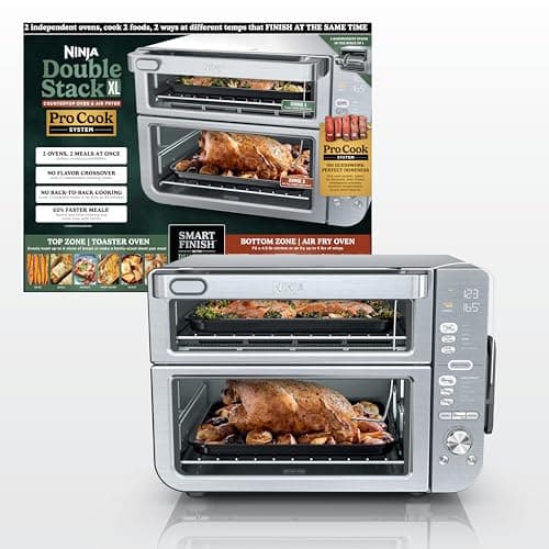 $249.99 | Ninja Air Fryer & Toaster Oven Combo with Thermometer, DCT651 at Amazon