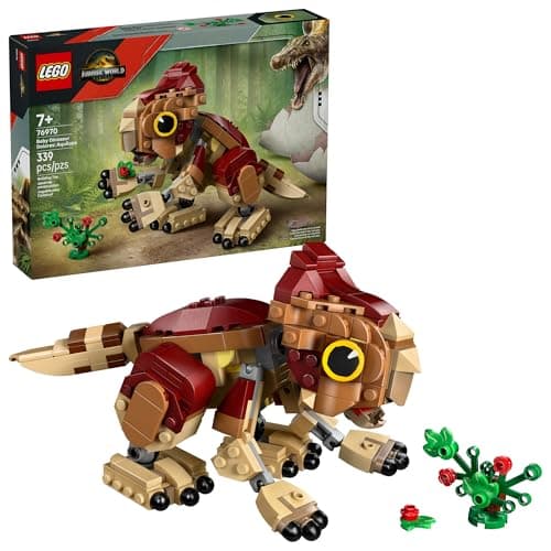 $19.11** | 339-Piece LEGO Jurassic World: Rebirth - Baby Dinosaur Dolores: Aquilops (76970, 2025) at Amazon