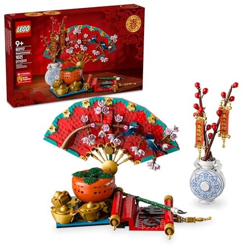 $58.43* | 1021-Piece LEGO Seasonal: Chinese Traditional Festival - Good Fortune (80117, 2025) & More at Amazon