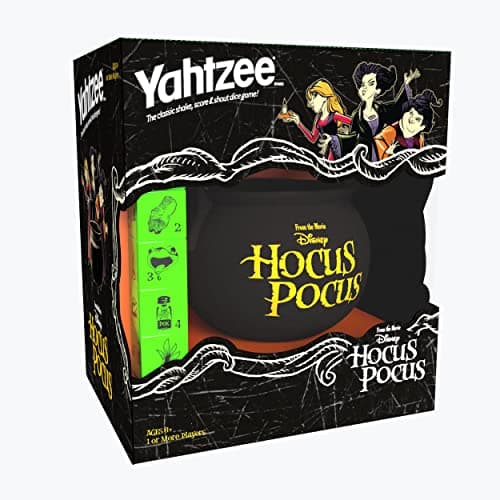 USAOPOLY YAHTZEE: Disney Hocus...-Licensed & Merchandise, Black
