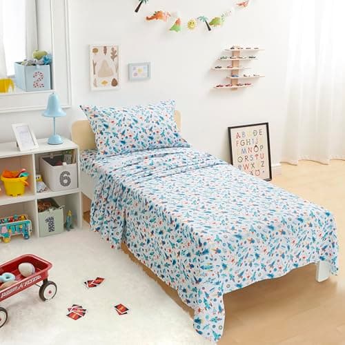 Amazon Basics Microfiber Kids'...-Piece, Twin, Cosmic Adventure