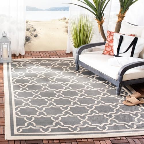 SAFAVIEH Washable Rug Outdoor ...Backyard, Mudroom (CY6916-246)