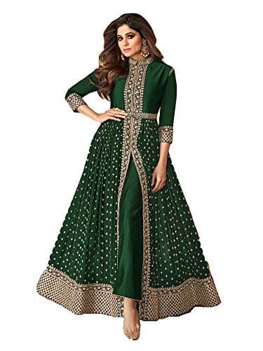 shopNstyle Ready to Wear Indian Pakistani Party Wear Wedding Wear Abhay Style Anarkali Suit for Women