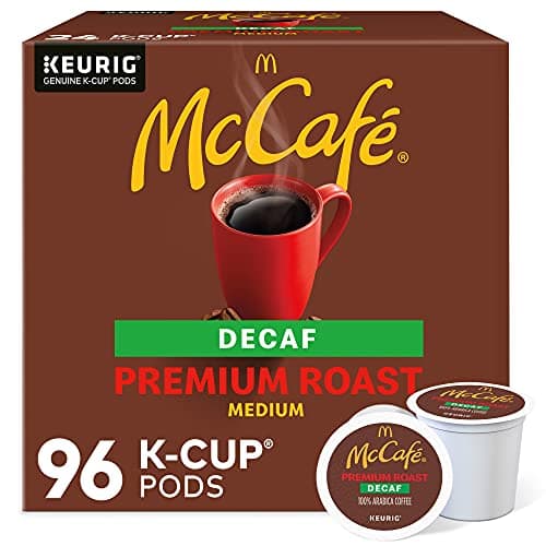 4-Pk 24-Ct McCafe Premium Roast Decaf K-Cup Coffee Pods (Medium) $32.95 w/ S&S
