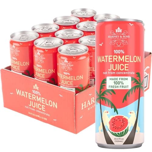 Harney & Sons Watermelon Juice, 12 Cans, 10.8 fl oz