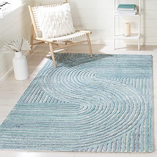 SAFAVIEH South Hampton Collect...andmade Abstract Wool Area Rug