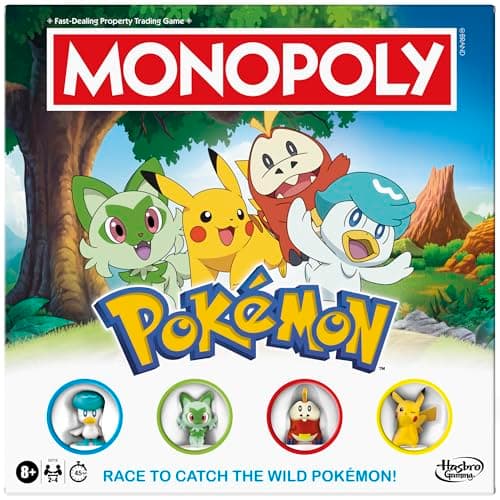 Monopoly Pokemon Edition Family Board Game $12.75