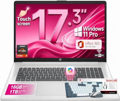 HP 17 Ryzen 5 7430U 17.3" Laptop w/ 16GB RAM for $800 + free shipping