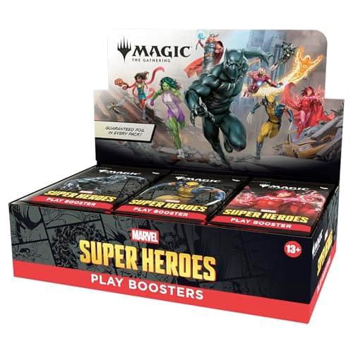 Magic: The Gathering Marvel Super Heroes Play Booster Box for $126 + free shipping