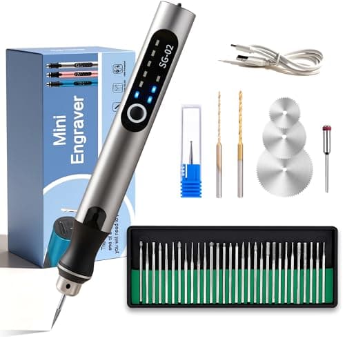 VQVYBXN Mini Electric 3-Speed Engraving Machine Pen w/ 35bits $9.99 + Free Shipping w/ Prime or on $35+